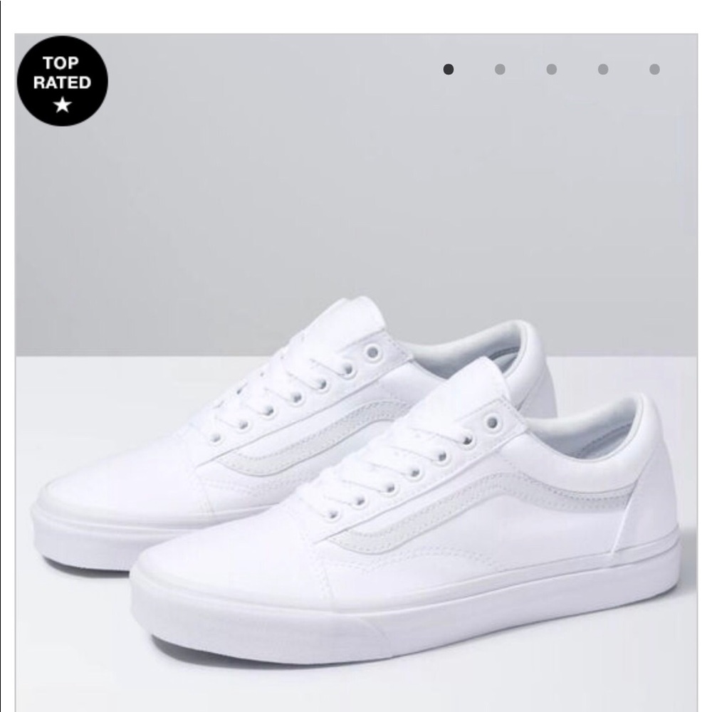 White old school vans